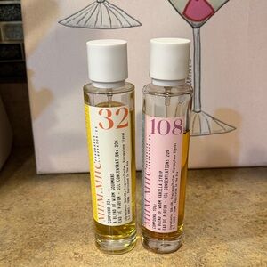 Mimi Miic 32 Warm Gourmand & 108 Warm Vanilla Syrup Fragrances